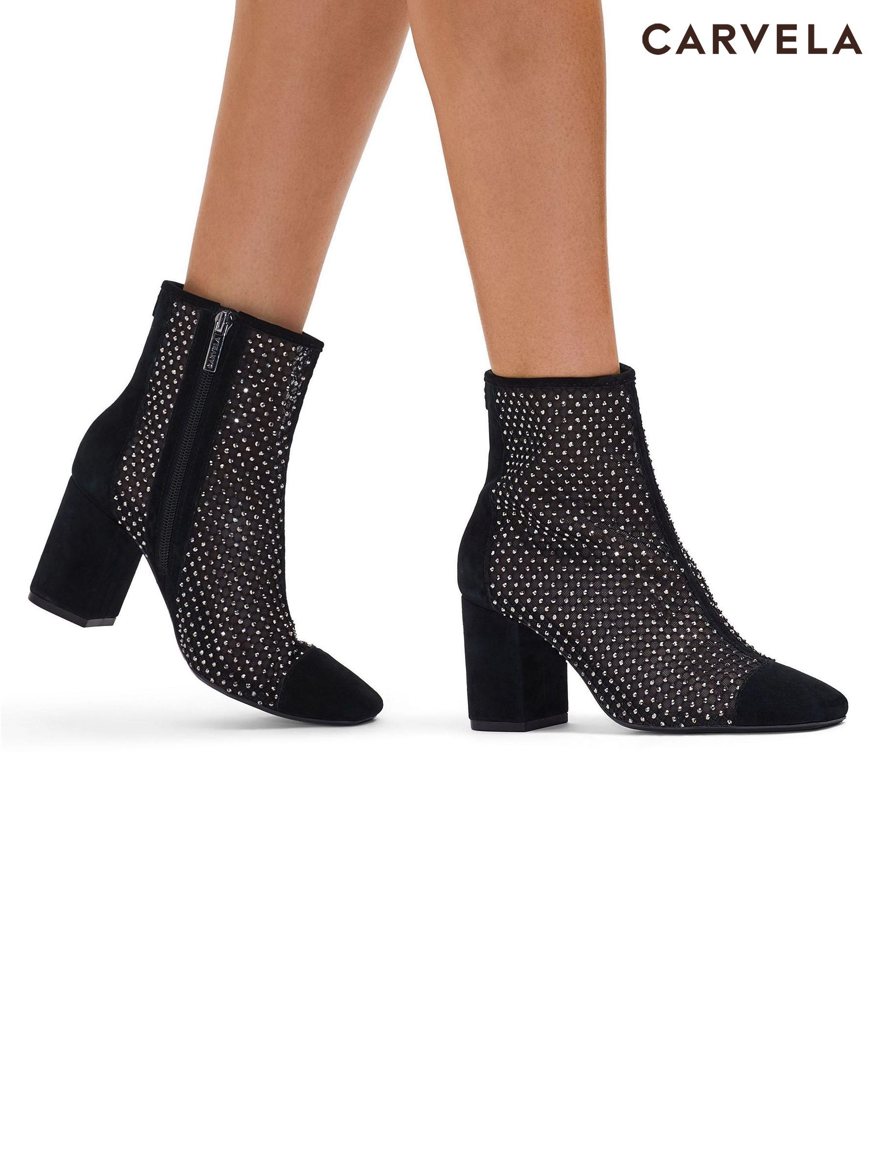Block Heel Studded Ankle Boots Next Luxembourg