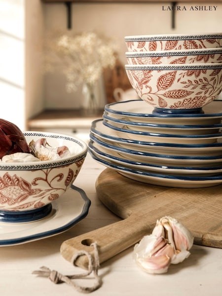Laura Ashley Terracotta 12 Piece Hedingham Collectables Dinner Set (AV5741) | €162