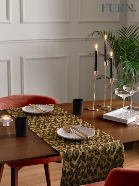 Furn Leopard Table Runner (AV5868) | ‏106‏₪