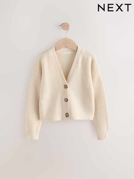 Ecru Boxy Cardigan (3-16yrs) (AV5940) | €26 - €33