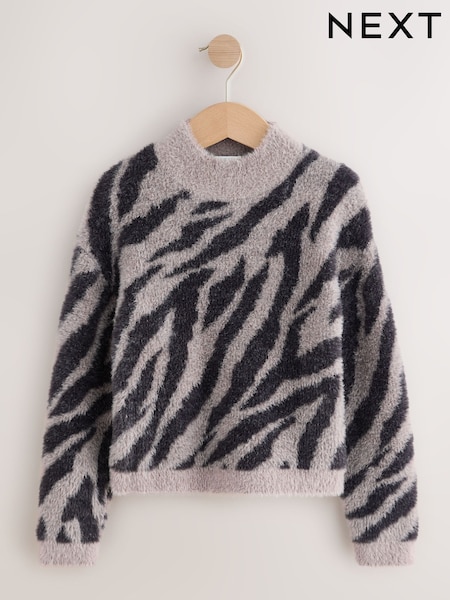Zebra Fluffy Jumper (3-16yrs) (AV5944) | €26 - €33