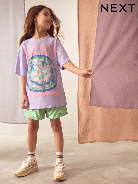 Purple Nirvana License T-Shirt (3-16yrs) (AV6551) | €23 - €30
