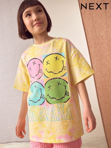 Yellow Nirvana License T-Shirt (3-16yrs) (AV6556) | €23 - €30