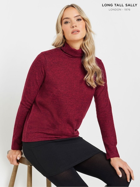 Punainen - Long Tall Sally Poolokaulus Soft Touch Top (AV6999) | €47