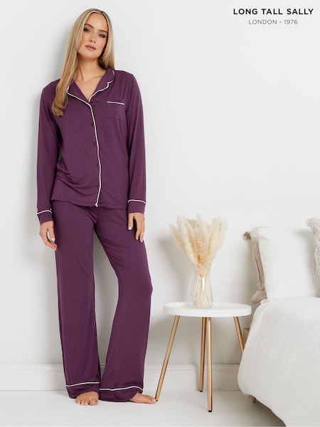 Long Tall Sally Red Long Sleeve Pyjamas Set (AV7008) | 178 QAR