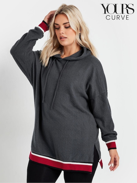 Yours Curve Structured Hoodie (AV7016) | 47 €