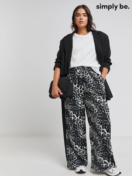 Simply Be Side Stripe Trousers (AV7174) | 166 LEI