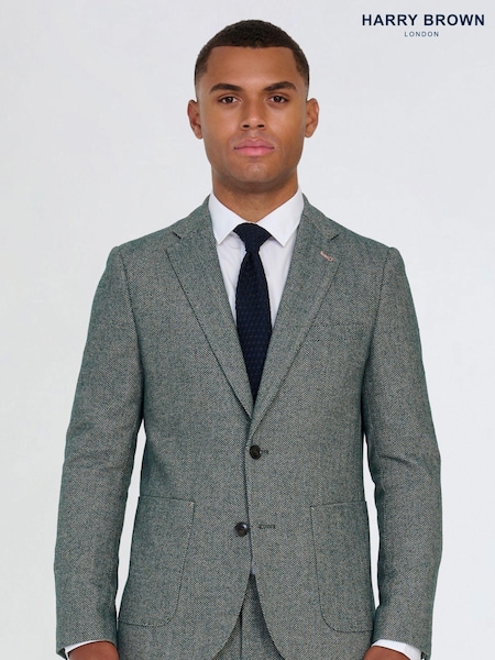 Harry Brown Green Henry Tweed Blazer (AV7194) | €228