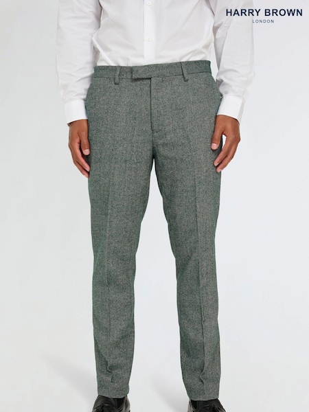 Harry Brown Green Henry Tweed Trousers (AV7200) | €127