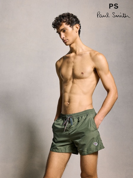 PS Paul Smith Zebra Logo Swim Shorts (AV7262) | SGD 145