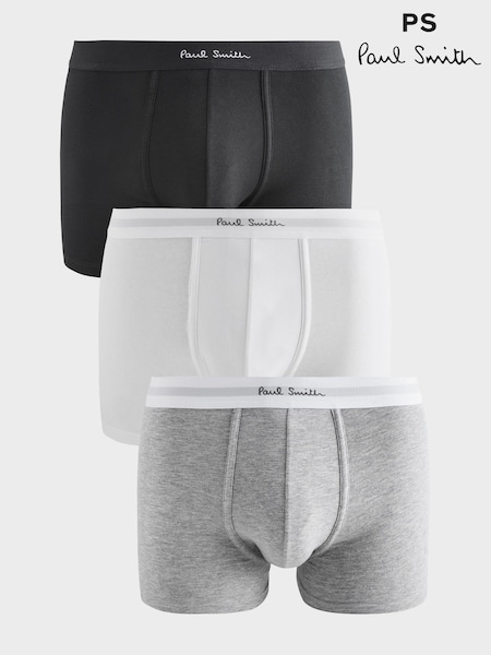 PS Paul Smith Logo Band Black Boxers 3 Pack (AV7267) | AED245