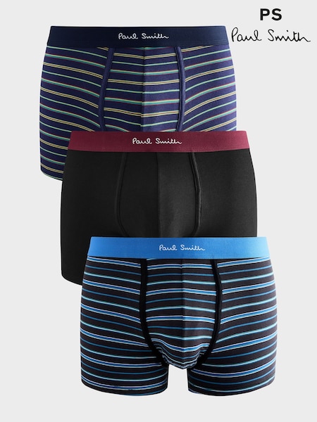 PS Paul Smith Multi Signature Stripe Logo Band Boxers 3 Pack (AV7274) | ₪221