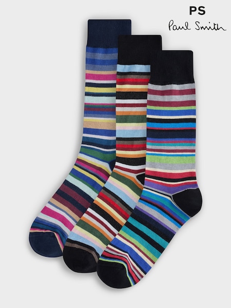 PS Paul Smith Stripe Signature Socks 3 Pack (AV7280) | €51