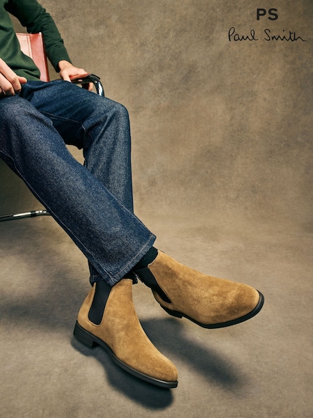PS Paul Smith Suede Leather Brown Boots (AV7328) | €172
