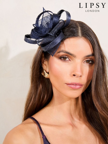 Темно-синий - Fascinator Hair Clip (AV7351) | €24