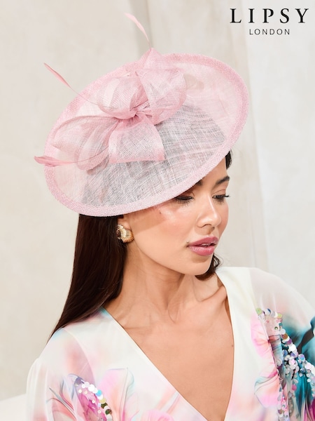 Розовый - Lipsy Oversized Disk Fascinator Headband (AV7391) | €42