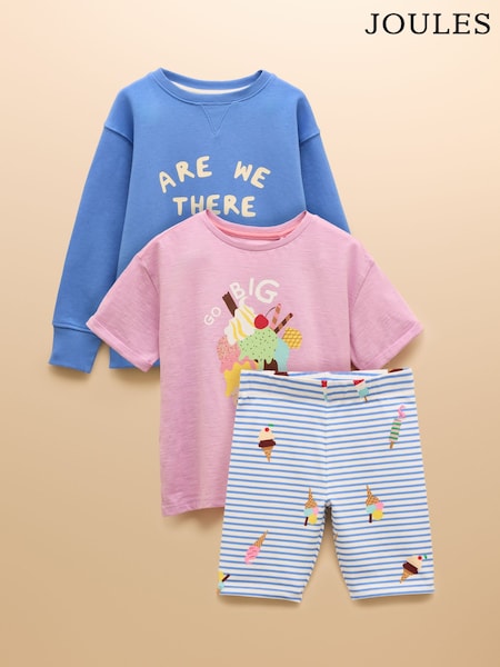 Joules Top To Toe Multi Three Piece Outfit Set (AV7407) | R$ 335 - R$ 365