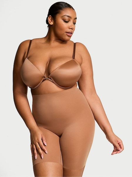 Victoria's Secret Caramel Nude Mid Thigh Shaping SheerSmoothing™ Knickers (AV7560) | €33