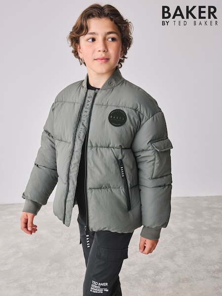 Baker by Ted Baker Shower Resistant Padded Bomber Jackets (AV7604) | R$ 515 - R$ 565