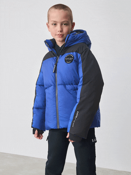Baker By Ted Baker Shower Resistant Colourblock Padded Jackets (AV7610) | €80 - €89
