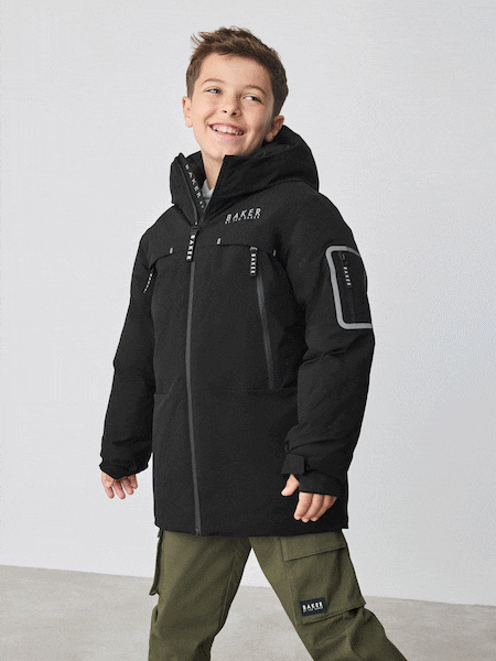 Baker by Ted Baker Shower Resistant Parka Coat (AV7618) | AED449 - AED490