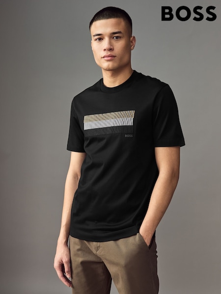 BOSS Black Mercerised 100% Cotton T-Shirt (AV7801) | €136