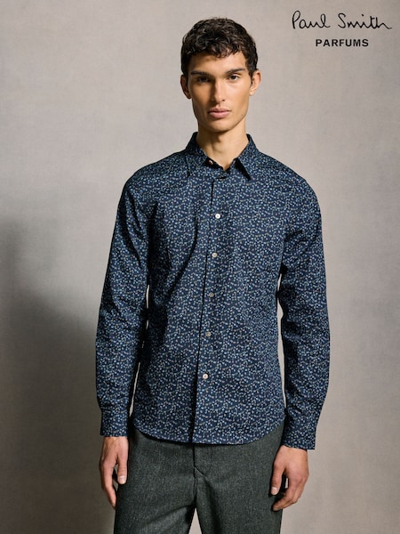 PS Paul Smith Blue Printed Design Shirt (AV7856) | €96