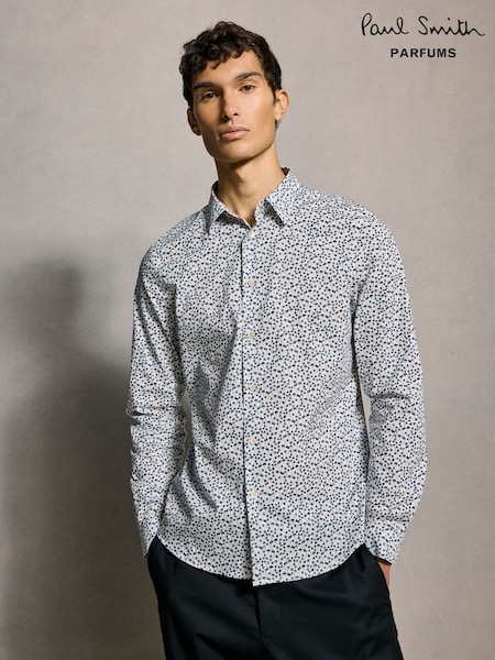 PS Paul Smith Blue Printed Design Shirt (AV7857) | €96