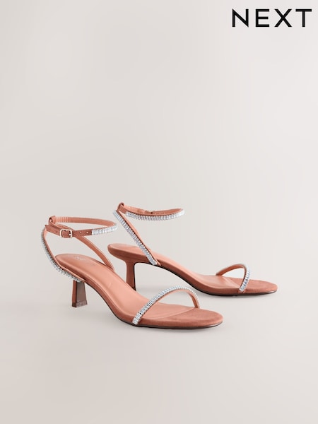 Poskipuna Vaalea beige - Forever Comfort ® pyöreä varvas Jewel Detail Simple Sandaalit (AV7911) | €63