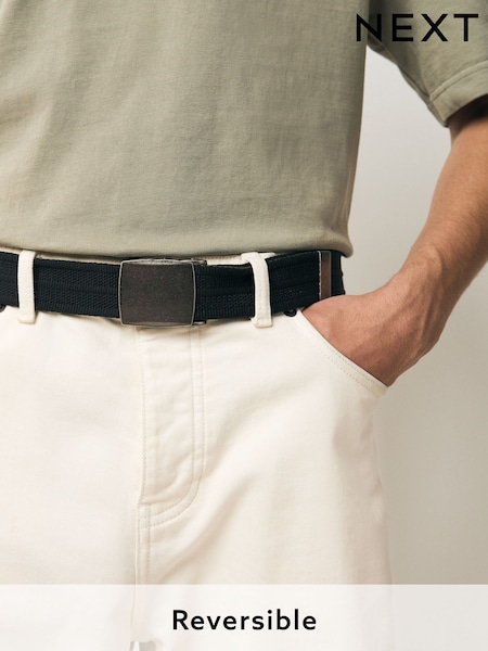 Green Canvas Reversible Belt (AV7929) | €14