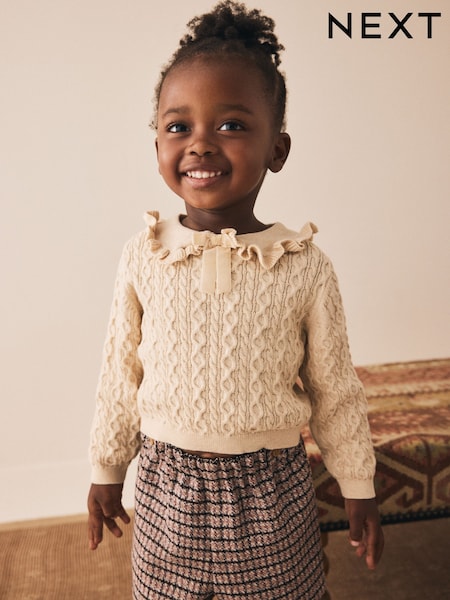 Ecru Cashmere Blend Jumper (3mths-7yrs) (AV7980) | €25 - €30