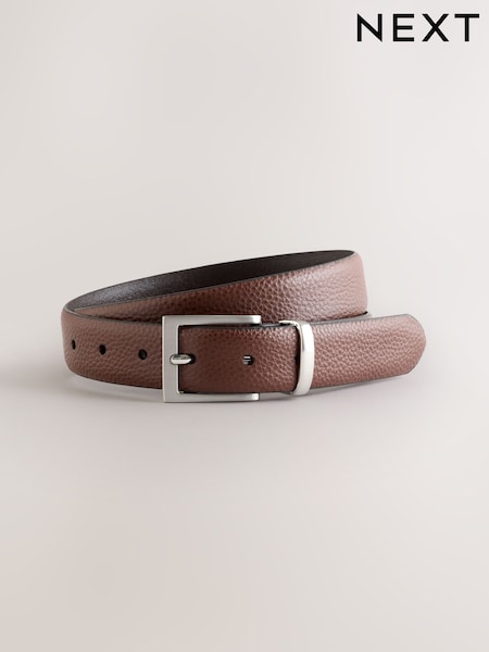 بني فاتح بني - Casual Grainy Leather Belt (AV7996) | ‏9 ر.ع.‏