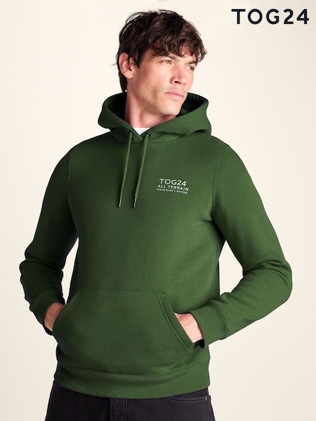 Green - Regular Tog 24 Terrain Supersoft Heavyweight Graphic Print Hoodie