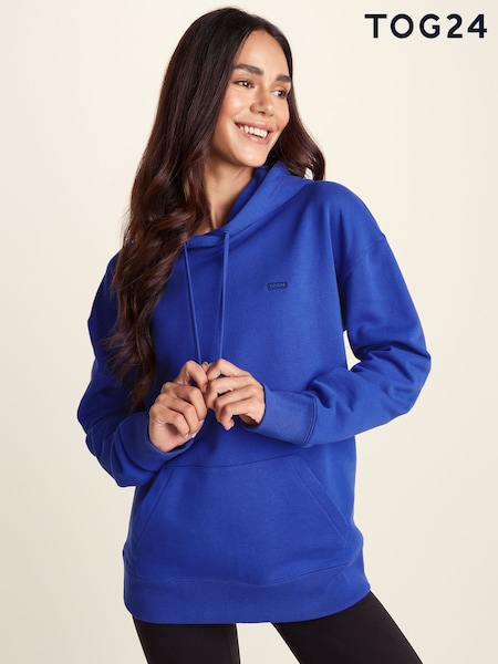 Ljust Blå - Tog 24 Meera Huvtröja med Relaxed Fit
