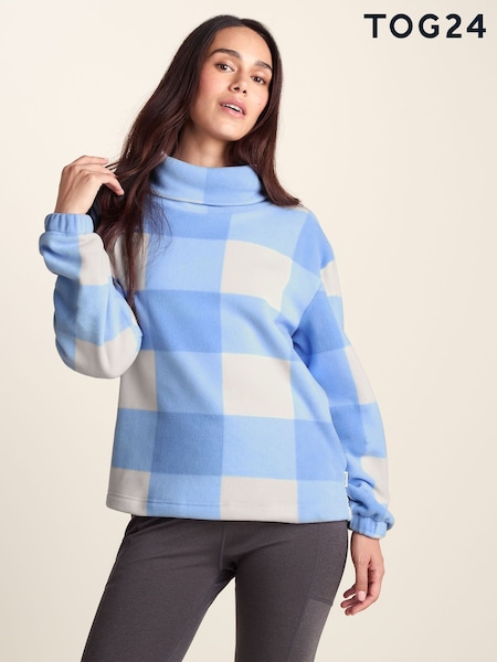 Sininen - Tog 24 March Relaxed Fit Microfleece Pullover Fleece