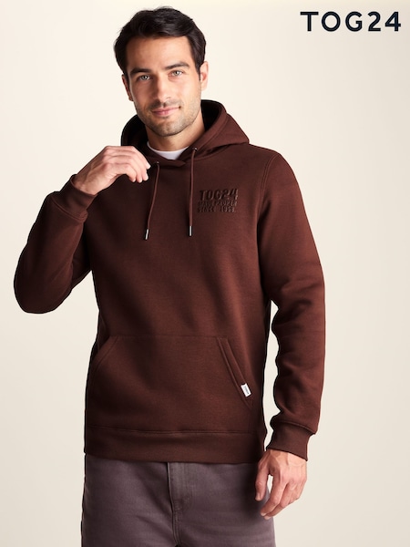 Smeđa - Regular Tog 24 Whalley Supersoft Hoodie
