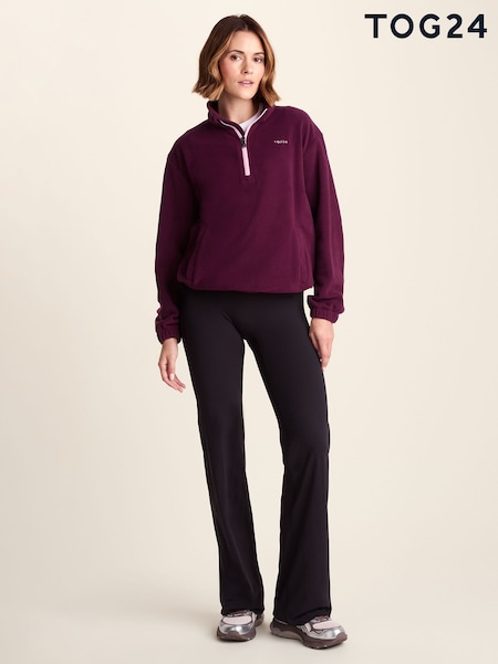 Purple - Tog 24 Sachs Midweight Half Zip Pullover Fleece