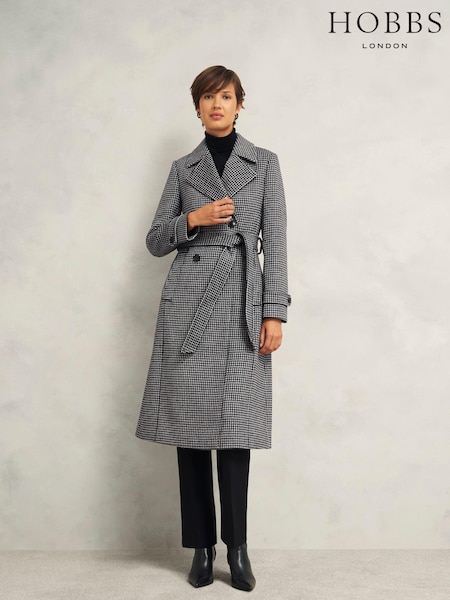 Hobbs Black Bromley Coat (AV8454) | ₪1,805