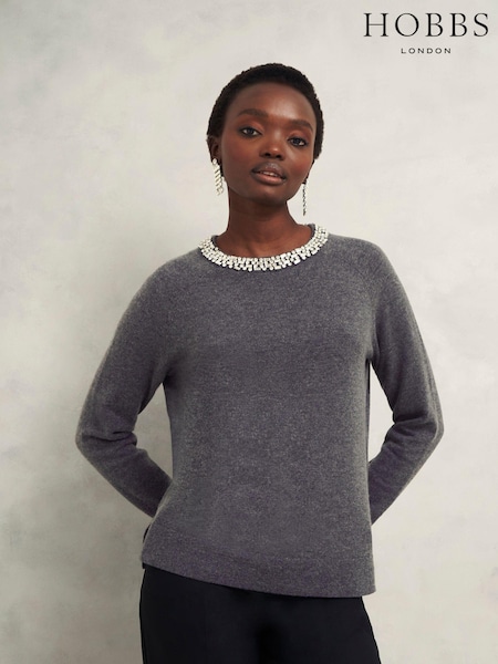 Hobbs Grey Sherry Jumper (AV8455) | €140