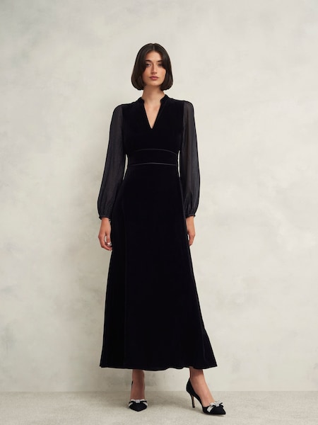 Hobbs Black Marissa Dress (AV8459) | AED1,392