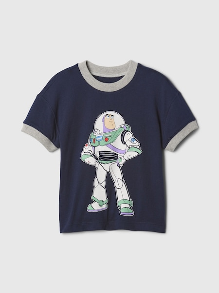 Gap Navy Blue Buzz Lightyear Disney Toy Story Cotton Short Sleeve T-Shirt (6mths-5yrs) (AV8473) | €23