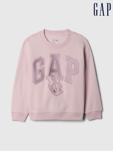 Gap Purple Daphne Duck Disney Vintage Soft Graphic Sweatshirt (6mths-5yrs) (AV8482) | €36