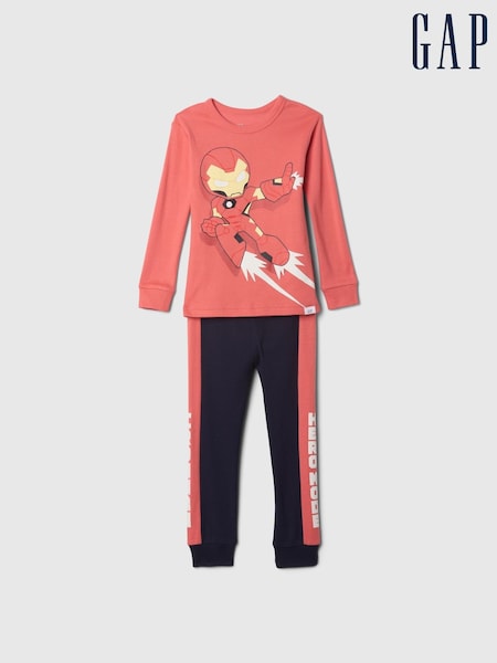 Gap Red Iron Man Marvel Brushed Cotton Pyjamas (12mths-5yrs) (AV8487) | €36