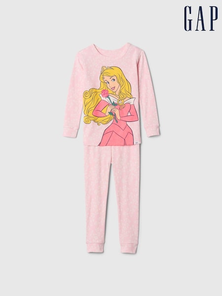 Gap Pink Aurora Disney Princess Brushed Cotton Pyjamas (12mths-5yrs) (AV8500) | €36