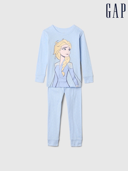 Gap Blue Elsa Disney Princess Brushed Cotton Pyjamas (12mths-5yrs) (AV8504) | € 39