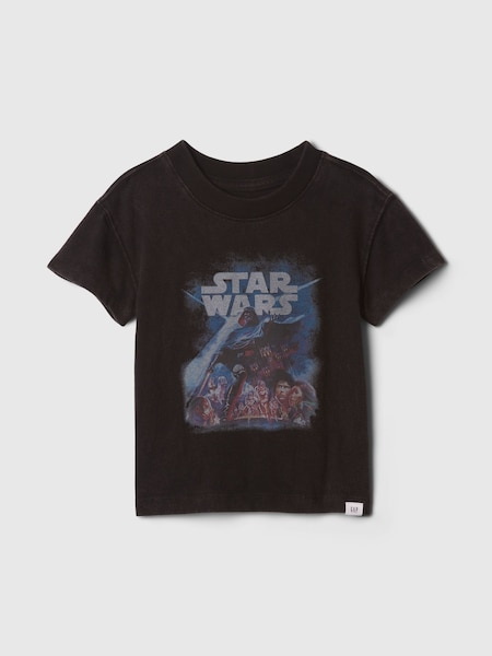 Gap Black Star Wars Graphic T-Shirt (6mths-5yrs) (AV8534) | €43