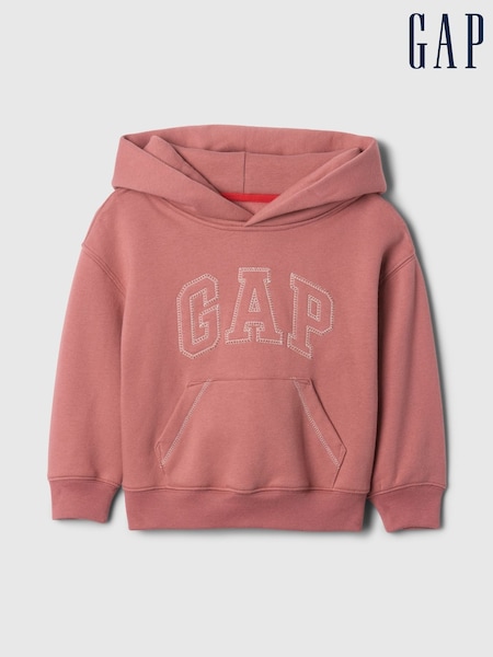 Gap Pink Vintage Soft Logo Hoodie (6mths-5yrs) (AV8537) | €26