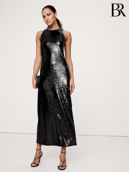 Banana Republic Stretch-Sequin Maxi Dress (AV8642) | €178