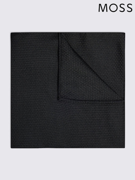 Musta - MOSS Tweed Peacoat Silk Pocket Square (AV8666) | €32