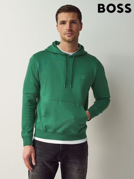 BOSS Green Wetalk Logo Patch Terry Hoodie (AV9181) | 338 QAR